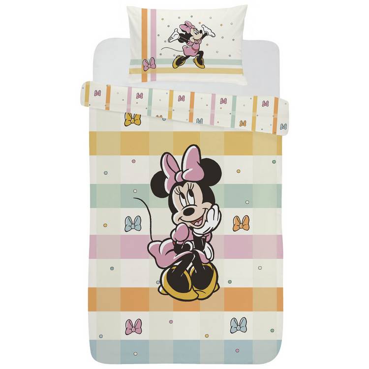 Disney Minnie Mouse single duvet set kids bedding - British product