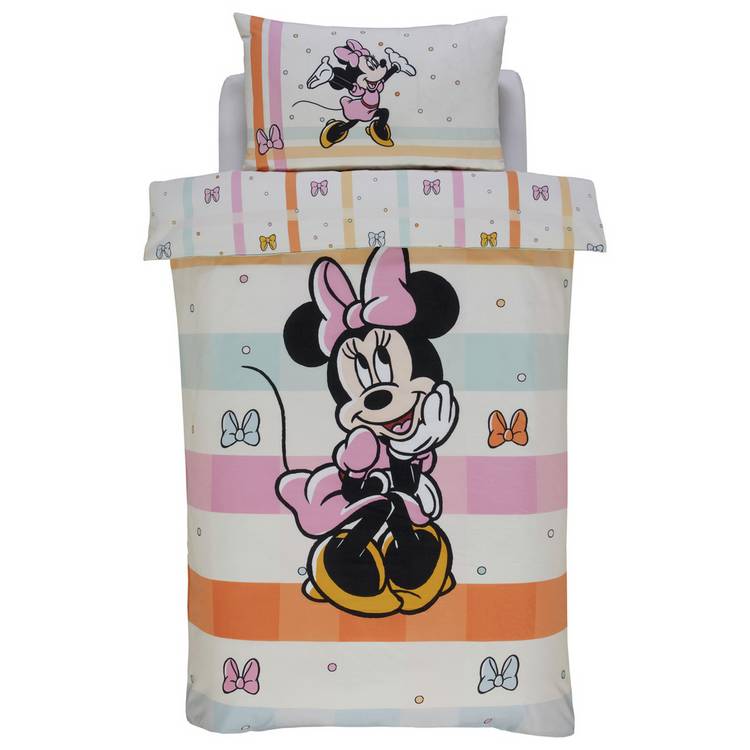 Disney Minnie Mouse single duvet set kids bedding - British product