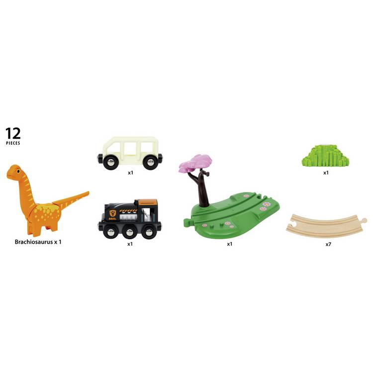 Brio dinosaur circle train set 12-piece, UK version