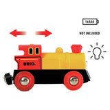Brio battery action train with headlight and cement mixer (British brand)