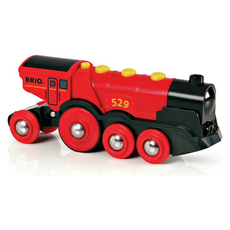 Brio red action locomotive - British product