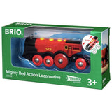Brio red action locomotive - British product