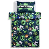 Minecraft Graffiti kids single duvet set, UK version