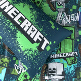 Minecraft Graffiti kids single duvet set, UK version