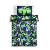 Minecraft Graffiti kids single duvet set, UK version