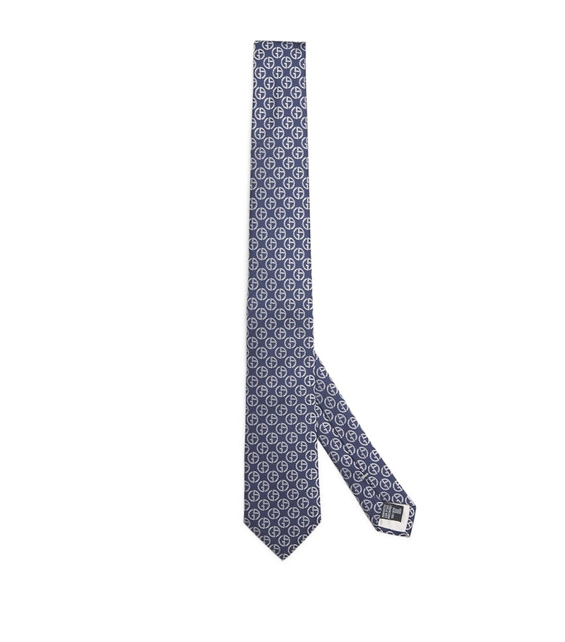 Giorgio Armani silk jacquard tie, imported from the UK