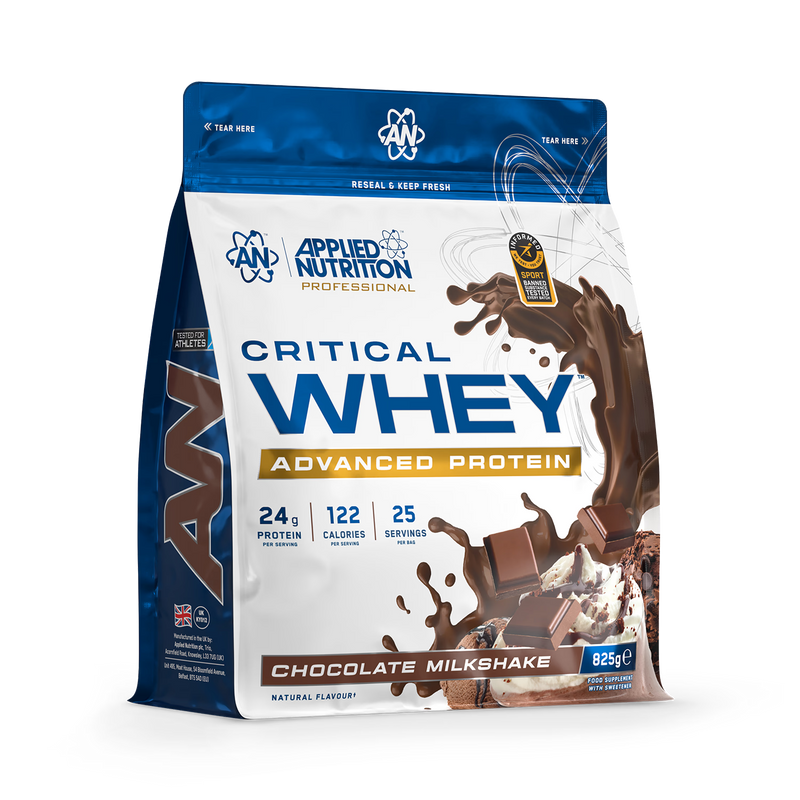 Applied Nutrition whey protein powder chocolate milkshake 825g (British brand)