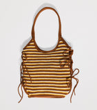 Miu Miu crochet Ivy tote bag stripe design - UK version