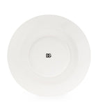 Dolce&Gabbana DG Logo Soup Plates, set of 2, 20cm - British product