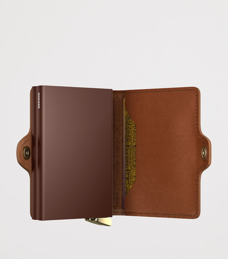 Secrid Twinwallet Embossed Leather Lines wallet - British product