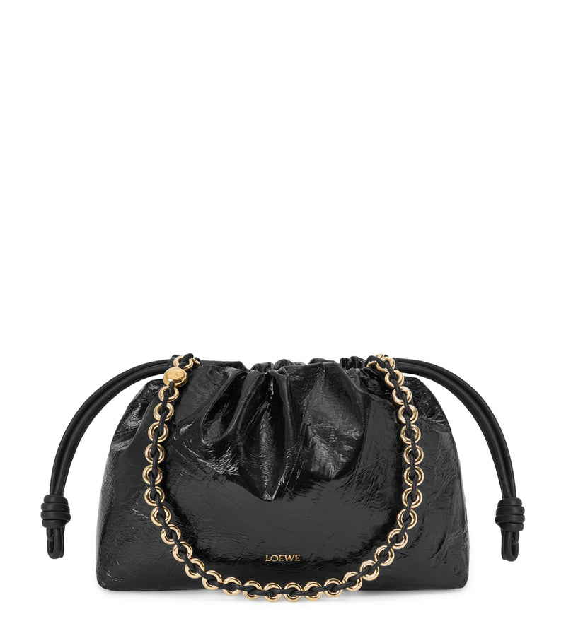 LOEWE medium eel leather Flamenco clutch bag, UK version