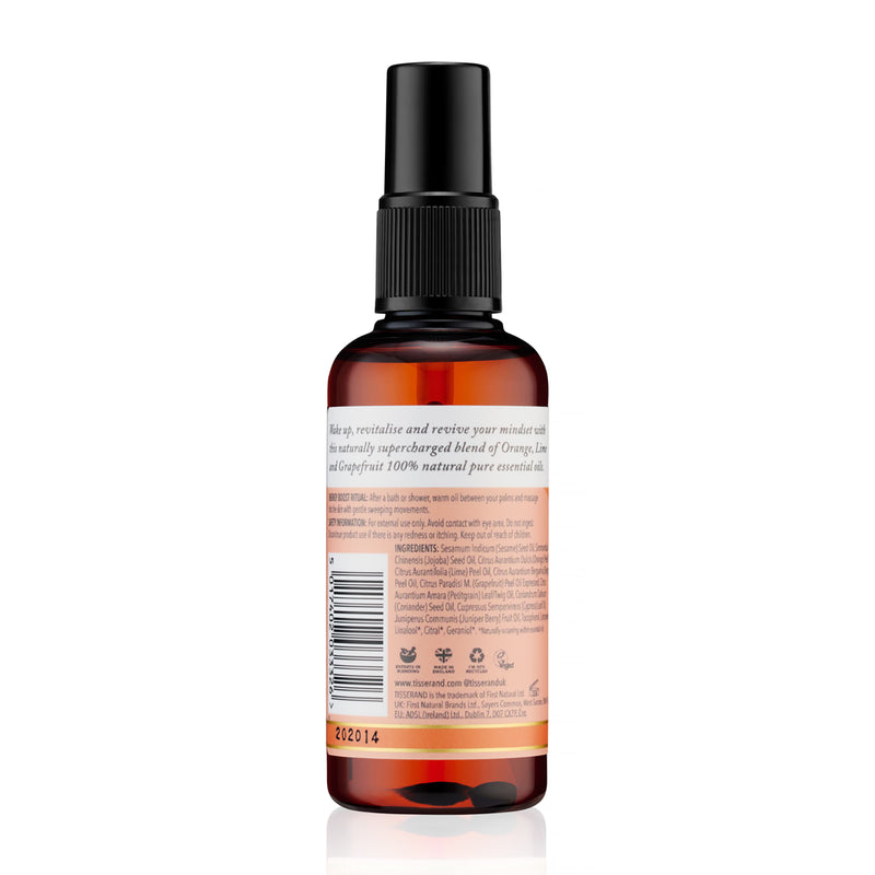 Tisserand Energy Boost Massage and Body Oil 100ml (British brand)