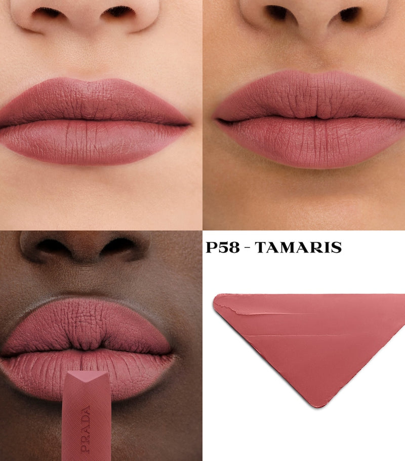 Prada Monochrome Hyper Matte lipstick 3.8g, imported from the UK