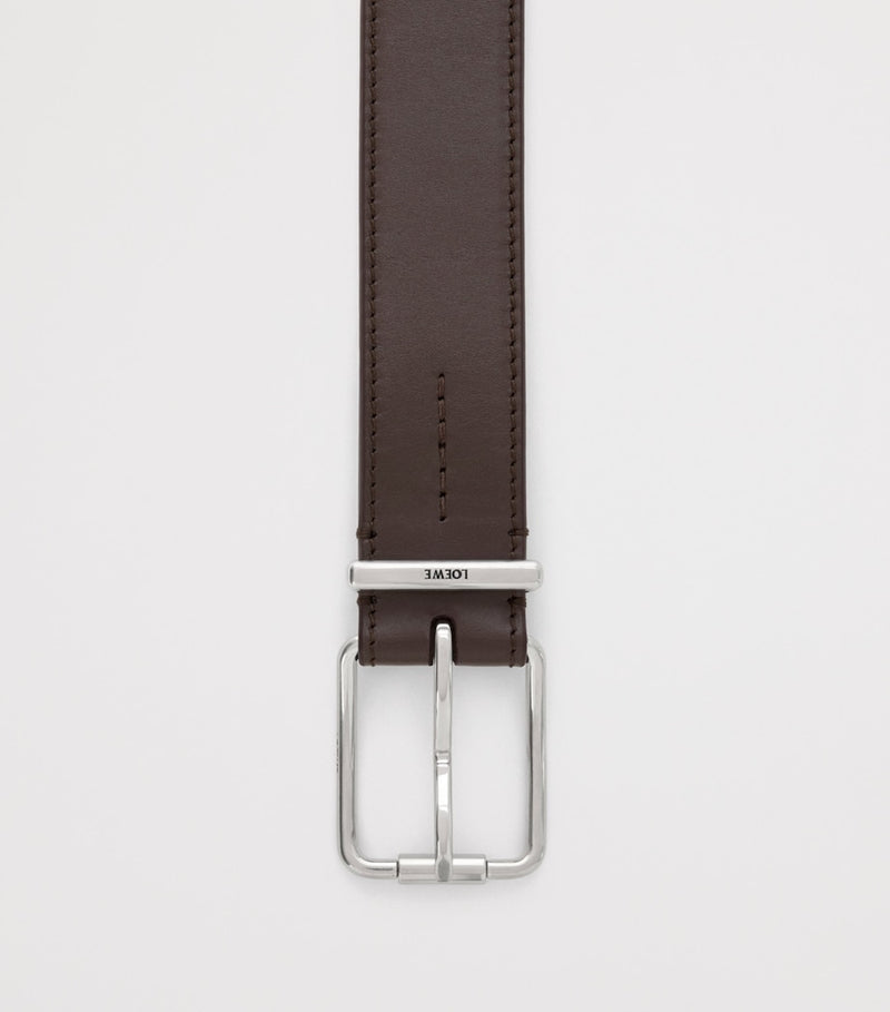 LOEWE leather logo buckle belt 3.5cm, UK version