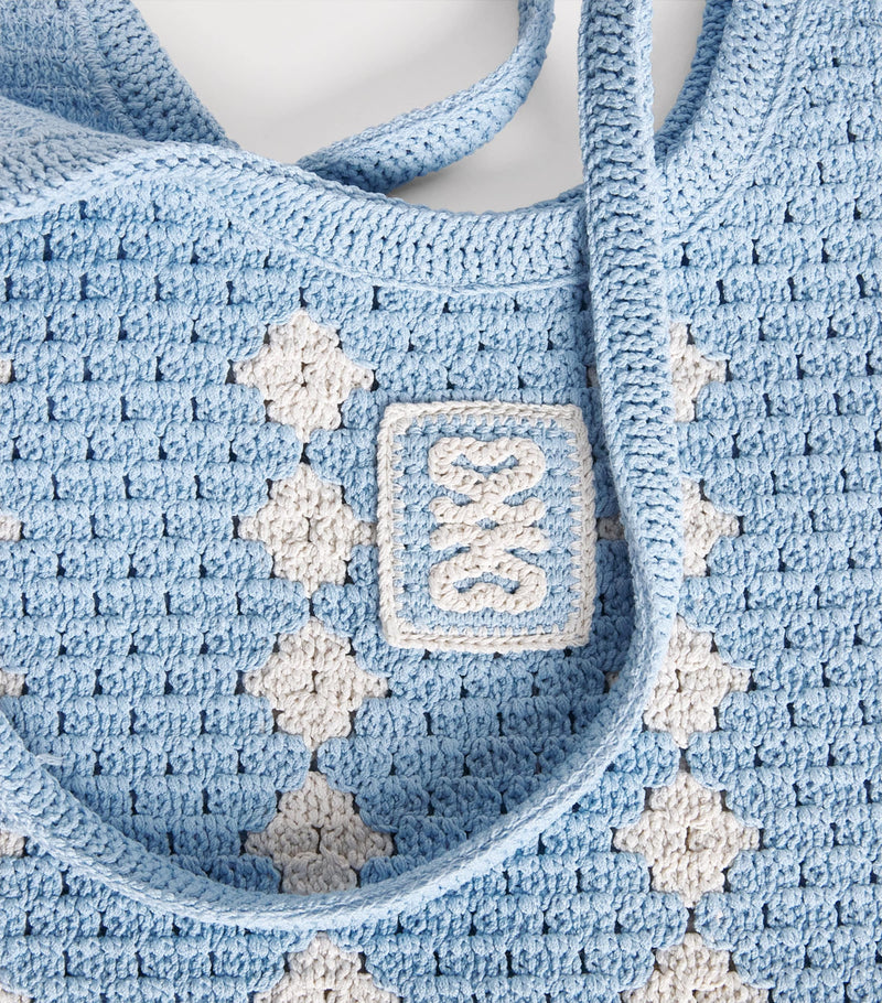 Sandro Paris crochet tote bag, UK version
