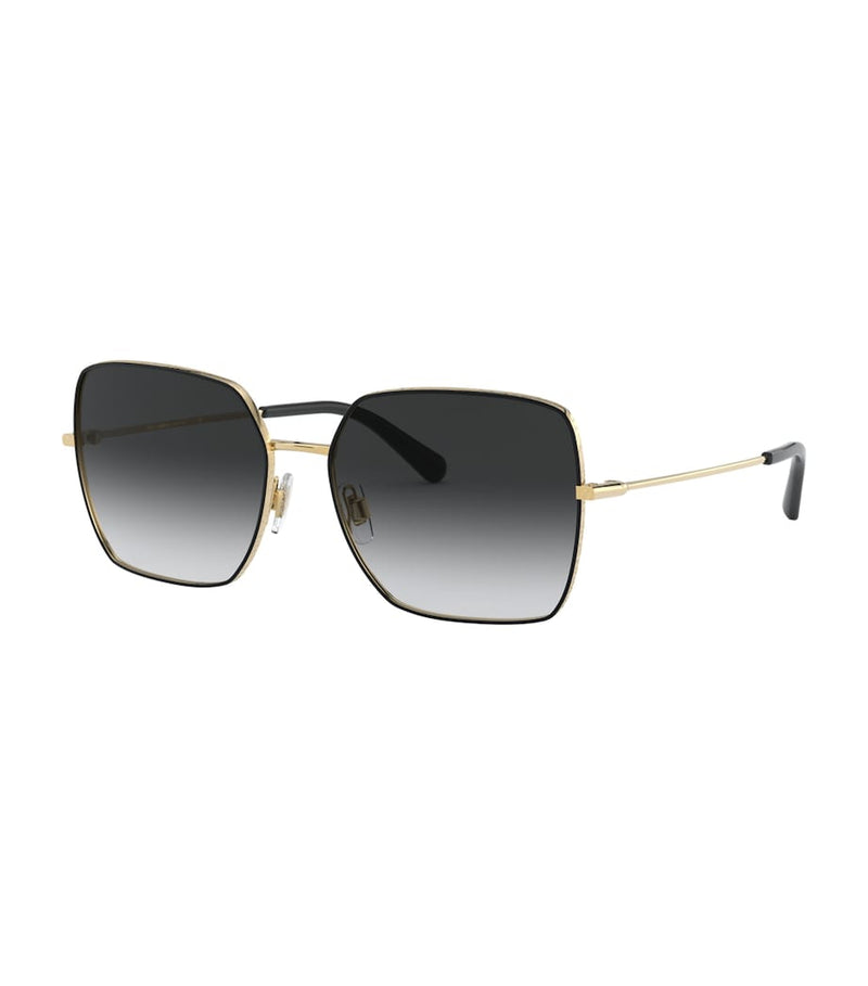 Dolce & Gabbana square sunglasses with gold frame - British product