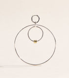 Spinelli Kilcollin Echo hoop earrings sterling silver gold, imported from the UK