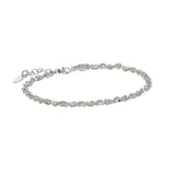 Argos Revere Italian Sterling Silver Popcorn Bead Bracelet 7in- Buy online at McGrocer