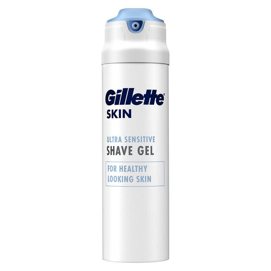 Gillette SKIN Ultra Sensitive Shaving Gel 200ml Men's Toiletries Boots   