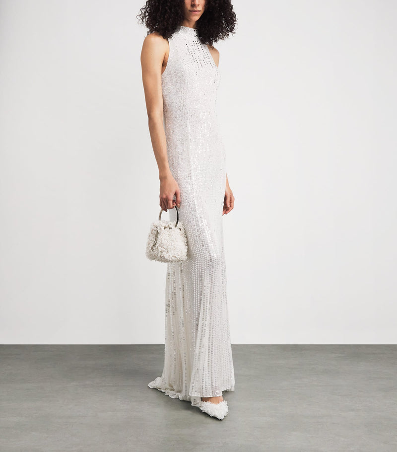 Jimmy Choo Bon Bon satin top-handle bag, UK version
