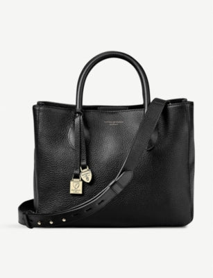 Aspinal of London small leather tote bag - British product