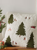Catherine Lansfield boucle Christmas cushion 45x45cm, imported from the UK