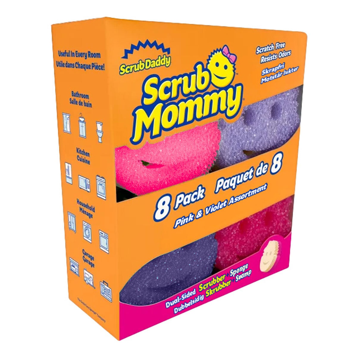 Scrub Mommy Scrubber & Sponge, 8 Pack - McGrocer