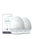 Elvie double rechargeable electric breast pump set, imported from the UK
