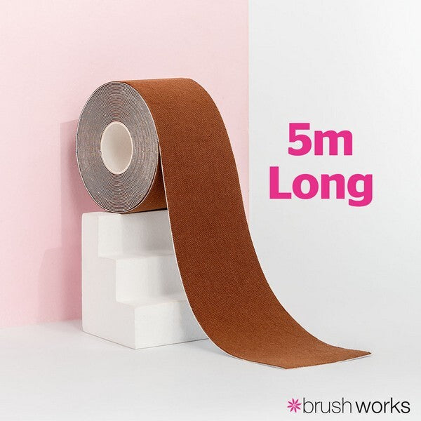 Brushworks body tape cocoa shade 5-metre roll - British product