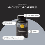 Cannaray Magnesium Capsules 300mg 60 capsules (British brand)