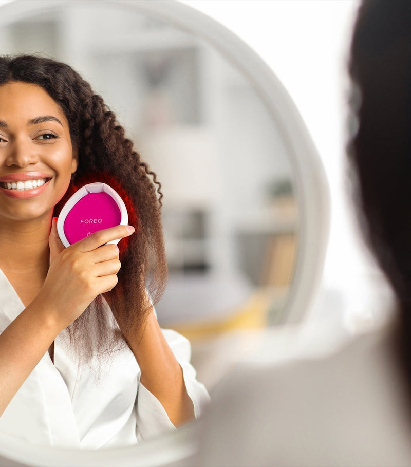 Foreo FLIP Play Red Light Hairbrush, imported from the UK