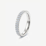 Superdrug MUCHV Sterling Silver Stacking Ring With Cubic Zirconia- Buy online at McGrocer