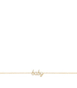 Harrods NOA mini Yellow Gold and Diamond Baby Bracelet- Buy online at McGrocer