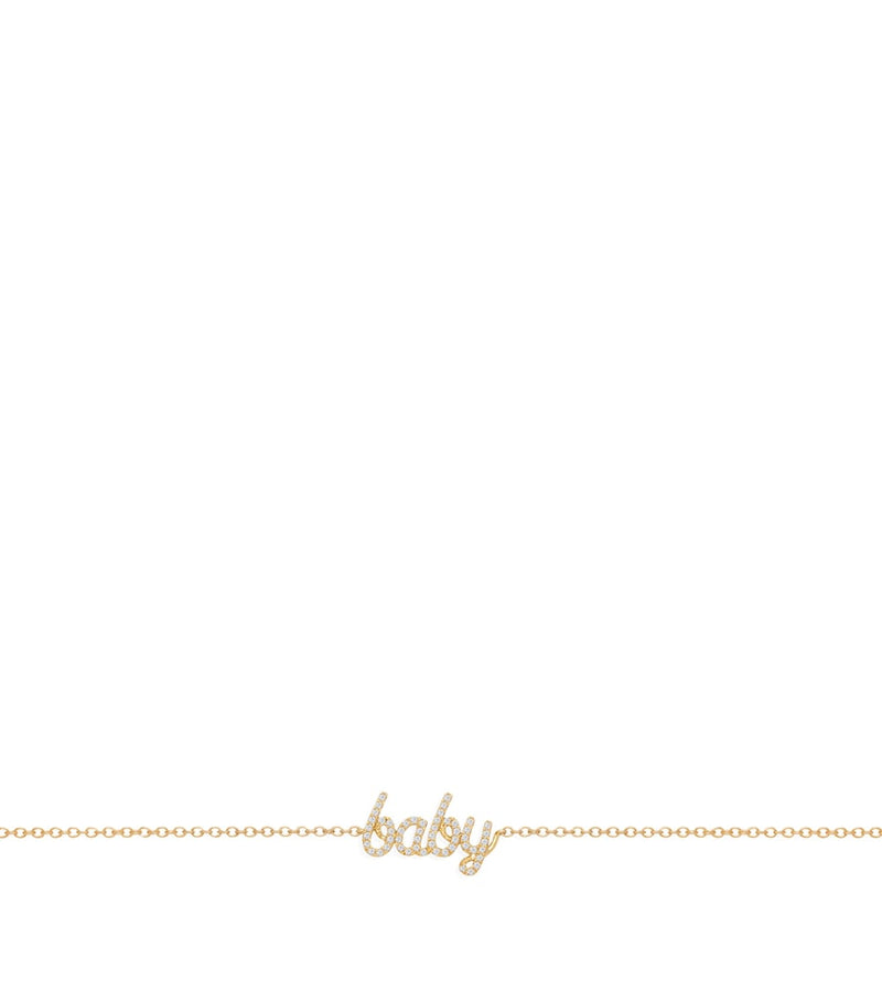 NOA Mini baby bracelet yellow gold diamond UK version