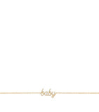 NOA Mini baby bracelet yellow gold diamond UK version