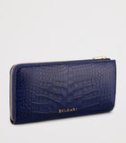 Bvlgari Serpenti Forever alligator leather wallet (British brand)
