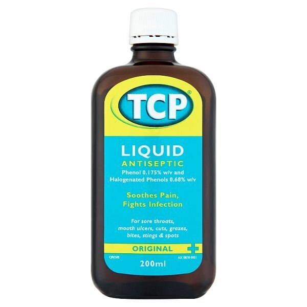 TCP Liquid Antiseptic Original 200ml GOODS Superdrug