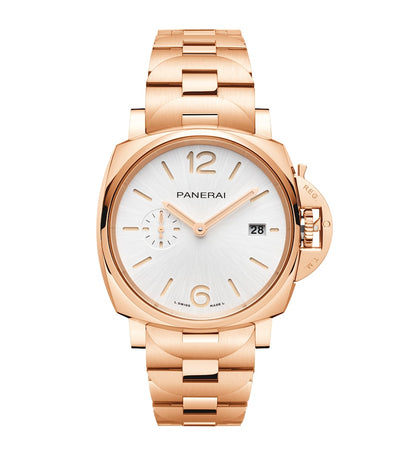 Harrods Panerai Luminor Due TuttoOro Rose Gold Watch 42mm- Buy online at McGrocer
