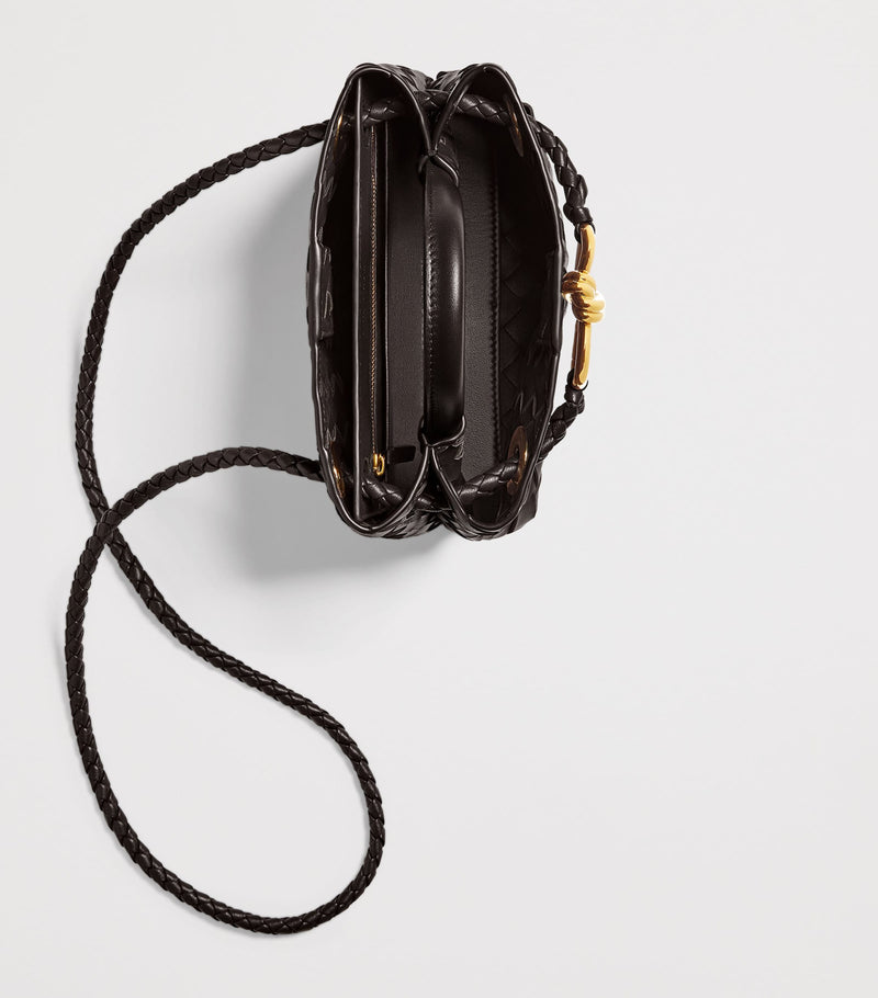 Bottega Veneta Andiamo mini leather top-handle bag - British product