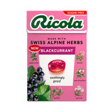 Holland & Barrett Ricola Blackcurrant Sugar Free Sweets 45g- Buy online at McGrocer
