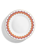 Missoni Home porcelain zigzag dinner plate 27.5cm, imported from the UK
