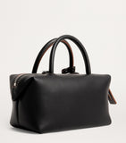 Max Mara small leather satchel bag calfskin suede lining, imported from the UK