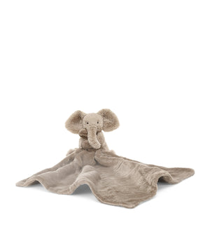 Smudge Elephant Soother with Plush Blanket, 29cm x 29cm