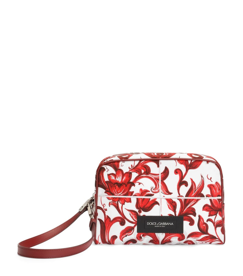 Dolce&Gabbana Majolica print messenger bag leather, UK version
