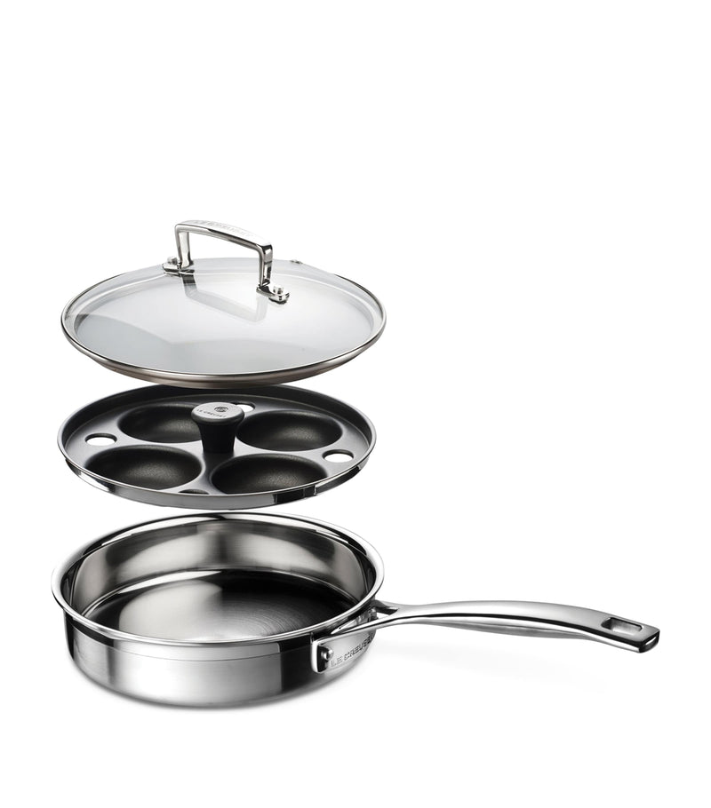 Le Creuset sauté pan with poaching insert 20cm, UK version