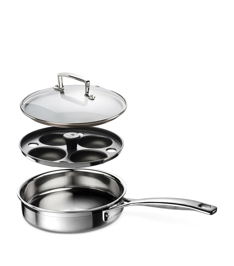 Le Creuset sauté pan with poaching insert 20cm, UK version