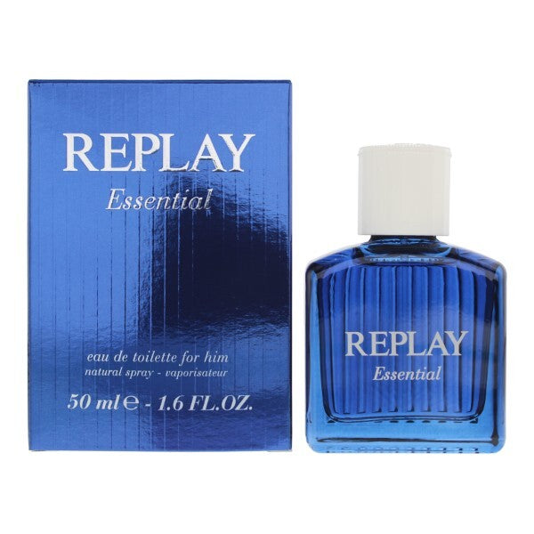 Replay Essential For Him Eau De Toilette 50ml, imported from the UK