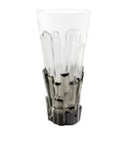 Lalique crystal Basalte vase 46cm, UK version