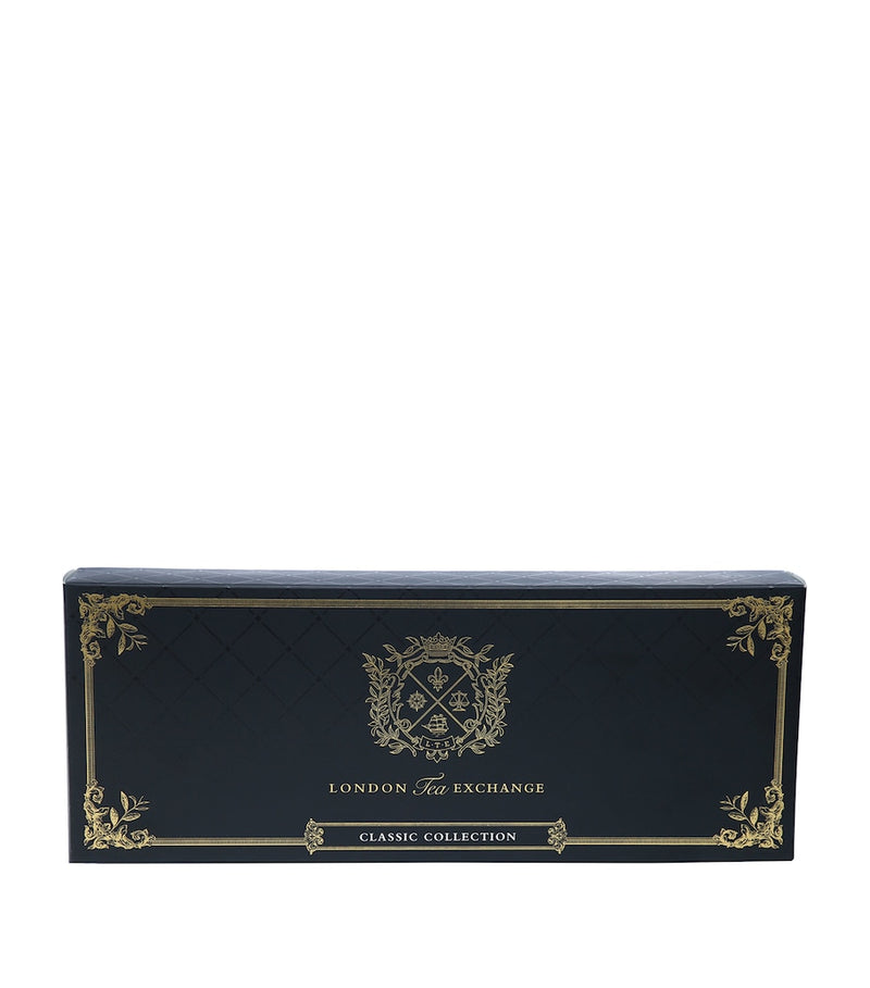 London Tea Exchange Classic Collection tea bags including English Breakfast, Earl Grey, and Darjeeling - 15 tea bags, UK version