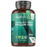 Superdrug WeightWorld Organic Psyllium Husk Fibre Supplement Capsules, 180 Count (3 Month Supply)- Buy online at McGrocer
